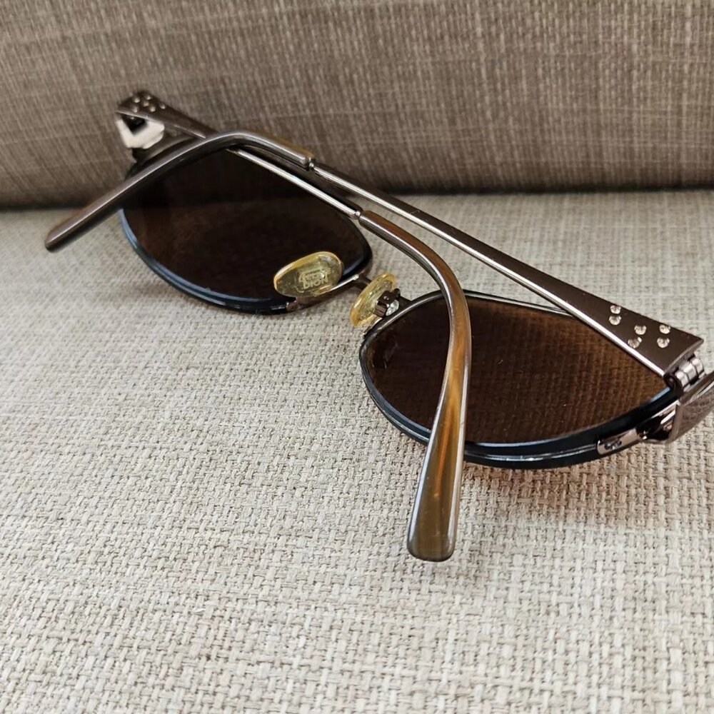Celine Dion Women Eyeglasses CD5771 Brown Tone Half Rim Glasses 56[]15 135 - Picture 4 of 12
